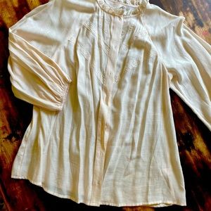 Pale pink heart blouse